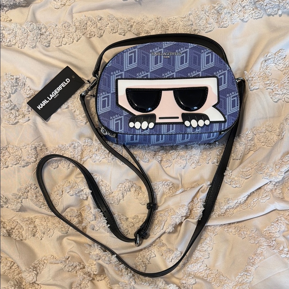 Karl Lagerfeld Blue Crossbody Bag